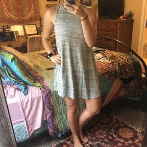 Gray T-shirt dress